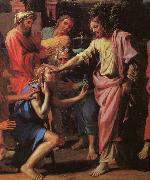 Jesus Healing the Blind of Jericho Nicolas Poussin